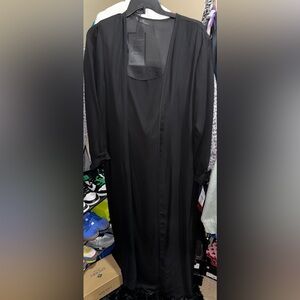 Black two-piece maxi gown